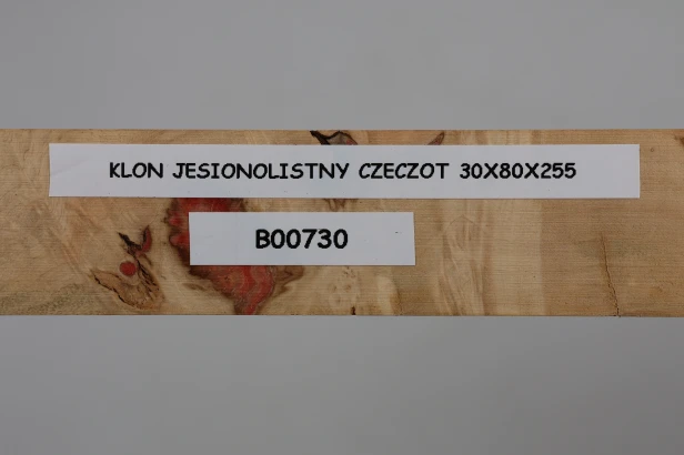 Klon jesionolistny czeczot Ash-leaf Maple Burl drewno na biżuterię wood for jewelry