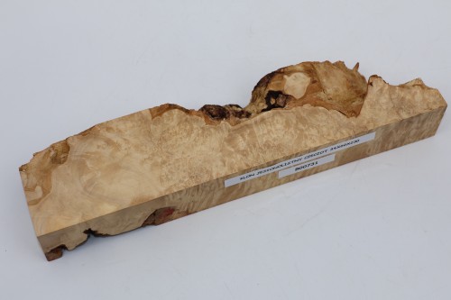 Klon jesionolistny czeczot Ash-leaf Maple Burl drewno na biżuterię wood for jewelry