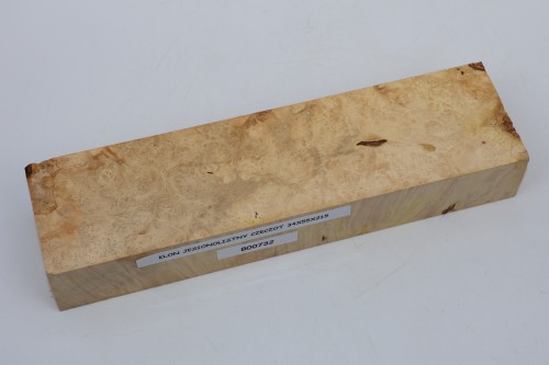 Klon jesionolistny czeczot Ash-leaf Maple Burl drewno na biżuterię wood for jewelry