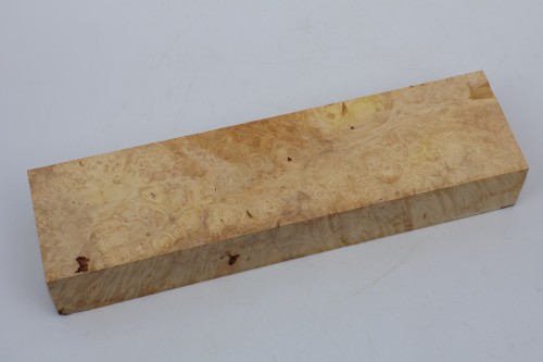 Klon jesionolistny czeczot Ash-leaf Maple Burl drewno na biżuterię wood for jewelry