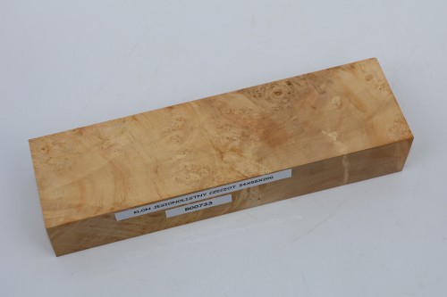 Klon jesionolistny czeczot Ash-leaf Maple Burl drewno na biżuterię wood for jewelry