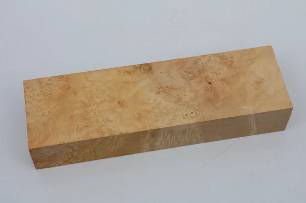 Klon jesionolistny czeczot Ash-leaf Maple Burl drewno na biżuterię wood for jewelry