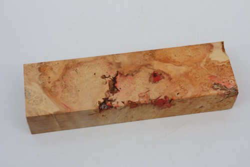 Klon jesionolistny czeczot Ash-leaf Maple Burl drewno na biżuterię wood for jewelry