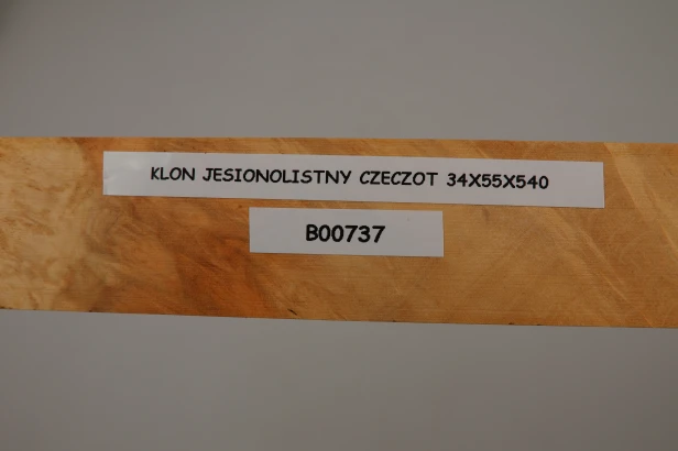 Klon jesionolistny czeczot Ash-leaf Maple Burl drewno na biżuterię wood for jewelry