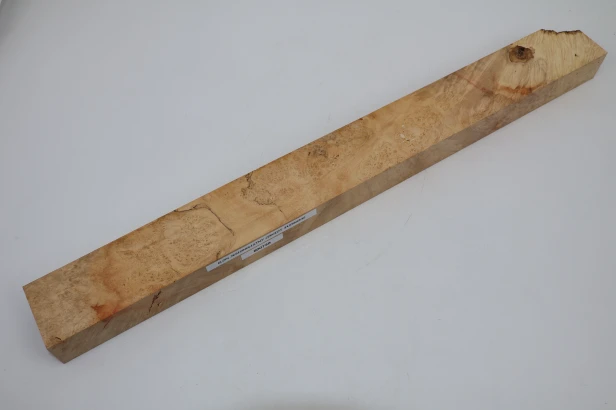Klon jesionolistny czeczot Ash-leaf Maple Burl drewno na biżuterię wood for jewelry