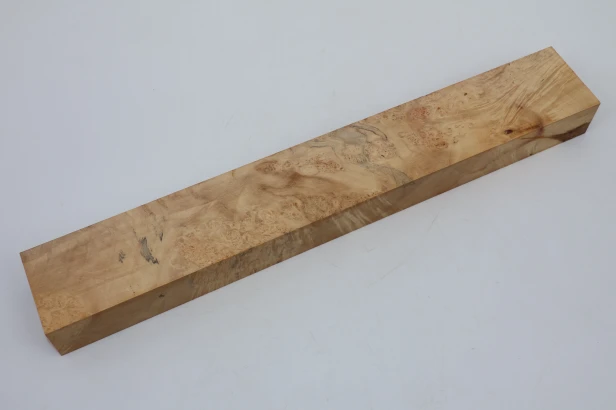 Klon jesionolistny czeczot Ash-leaf Maple Burl drewno na biżuterię wood for jewelry