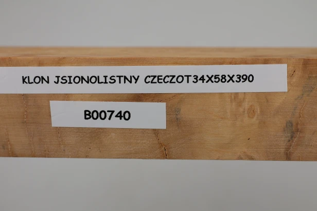 Klon jesionolistny czeczot Ash-leaf Maple Burl drewno na biżuterię wood for jewelry