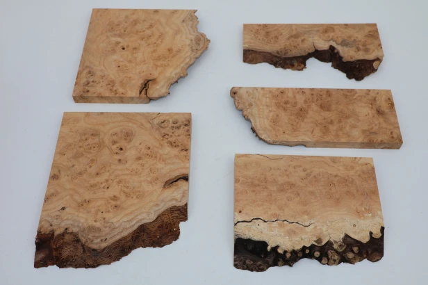 Jesion czeczot Burl Ash drewno na biżuterię wood for jewelry