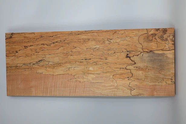 Jesion Spalted Fala Flame Ash deska drewniana wooden board