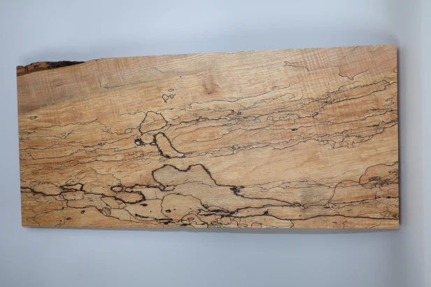 Jesion Spalted Fala Flame Ash deska drewniana wooden board