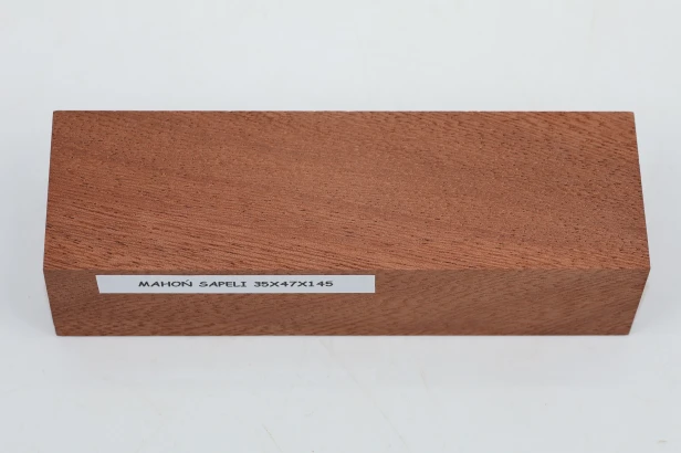 Mahoń Mahogany Sapele drewno na rękojeść noża wood for knife