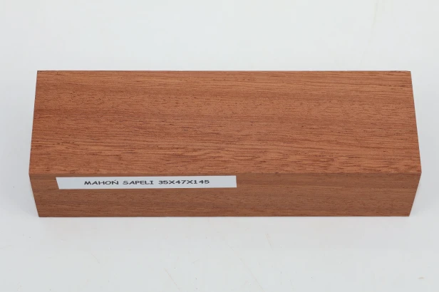 Mahoń Mahogany Sapele drewno na rękojeść noża wood for knife