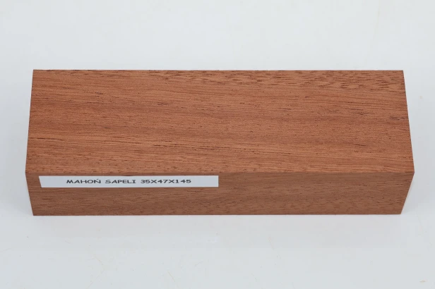 Mahoń Mahogany Sapele drewno na rękojeść noża wood for knife