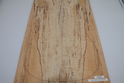 Klon Fala Spalted Maple Flame drewniany top na gitarę guitar top