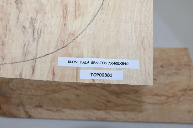 Klon Fala Spalted Maple Flame drewniany top na gitarę guitar top