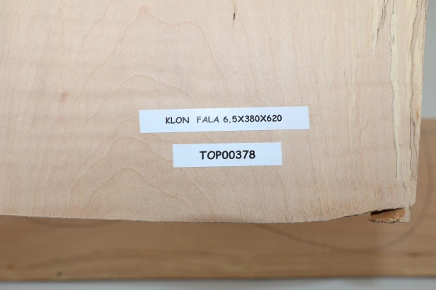 Klon Fala Flame Maple drewniany top na gitarę guitar top