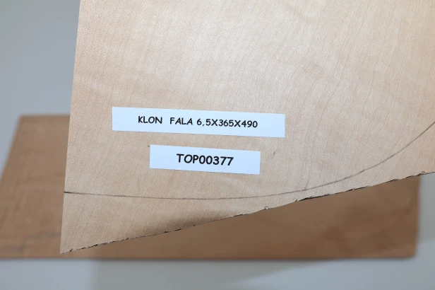 Klon Fala Flame Maple drewniany top na gitarę guitar top