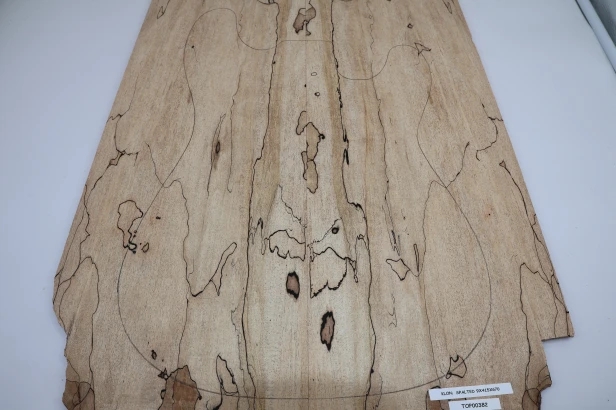 Klon Spalted Maple drewniany top na gitarę guitar top