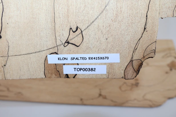 Klon Spalted Maple drewniany top na gitarę guitar top