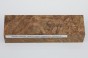 Jesion czeczot Burl Ash antracytowo-karmelowe stabilizowane drewno na rękojeść noża anthracite-caramel stabilized wood for knife