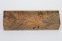 Jesion czeczot Burl Ash antracytowo-karmelowe stabilizowane drewno na rękojeść noża anthracite-caramel stabilized wood for knife