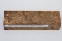 Jesion czeczot Burl Ash antracytowo-karmelowe stabilizowane drewno na rękojeść noża anthracite-caramel stabilized wood for knife