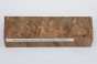Jesion czeczot Burl Ash antracytowo-karmelowe stabilizowane drewno na rękojeść noża anthracite-caramel stabilized wood for knife
