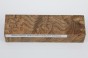 Jesion czeczot Burl Ash antracytowo-karmelowe stabilizowane drewno na rękojeść noża anthracite-caramel stabilized wood for knife