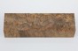 Jesion czeczot Burl Ash antracytowo-karmelowe stabilizowane drewno na rękojeść noża anthracite-caramel stabilized wood for knife