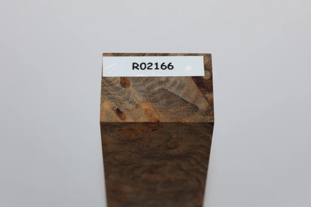 Jesion czeczot Burl Ash antracytowo-karmelowe stabilizowane drewno na rękojeść noża anthracite-caramel stabilized wood for knife