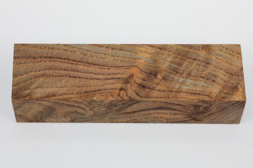 Jesion czeczot Burl Ash antracytowo-karmelowe stabilizowane drewno na rękojeść noża anthracite-caramel stabilized wood for knife