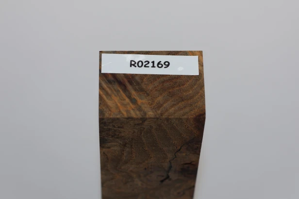 Jesion czeczot Burl Ash antracytowo-karmelowe stabilizowane drewno na rękojeść noża anthracite-caramel stabilized wood for knife