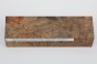 Jesion czeczot Burl Ash antracytowo-karmelowe stabilizowane drewno na rękojeść noża anthracite-caramel stabilized wood for knife