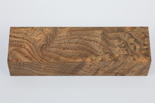 Jesion czeczot Burl Ash antracytowo-karmelowe stabilizowane drewno na rękojeść noża anthracite-caramel stabilized wood for knife