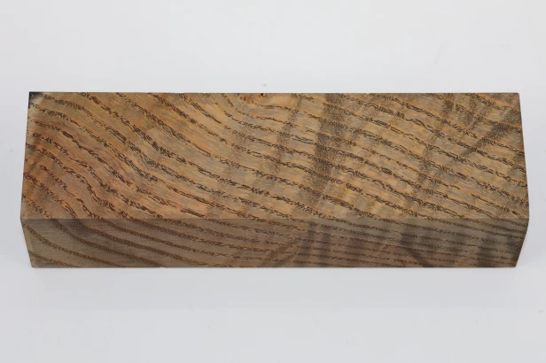 Jesion czeczot Burl Ash antracytowo-karmelowe stabilizowane drewno na rękojeść noża anthracite-caramel stabilized wood for knife