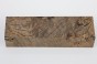 Jesion czeczot Burl Ash antracytowo-karmelowe stabilizowane drewno na rękojeść noża anthracite-caramel stabilized wood for knife