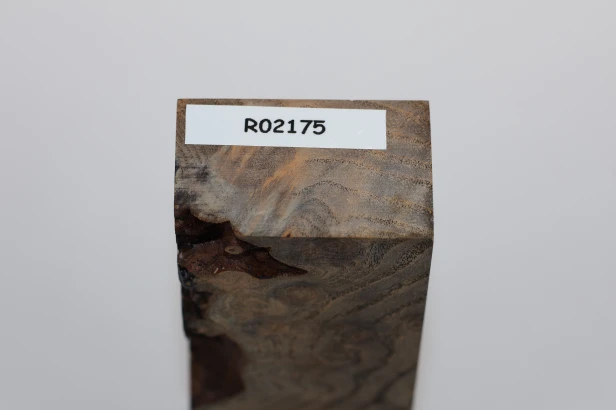 Jesion czeczot Burl Ash antracytowo-karmelowe stabilizowane drewno na rękojeść noża anthracite-caramel stabilized wood for knife