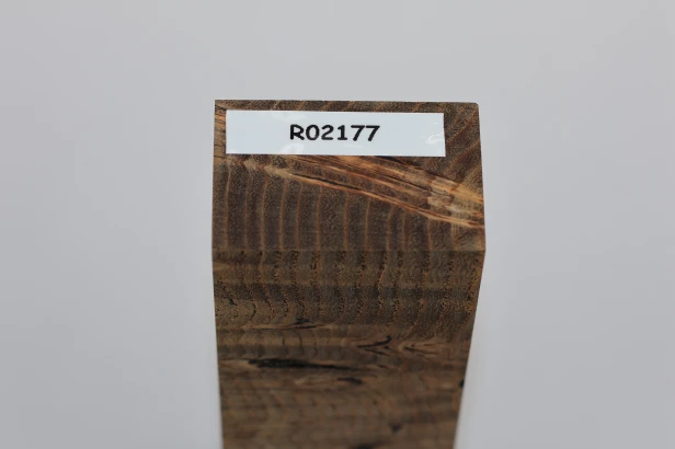 Jesion fala Flame Ash antracytowo-karmelowe stabilizowane drewno na rękojeść noża anthracite-caramel stabilized wood for knife