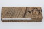 Jesion fala Flame Ash antracytowo-karmelowe stabilizowane drewno na rękojeść noża anthracite-caramel stabilized wood for knife