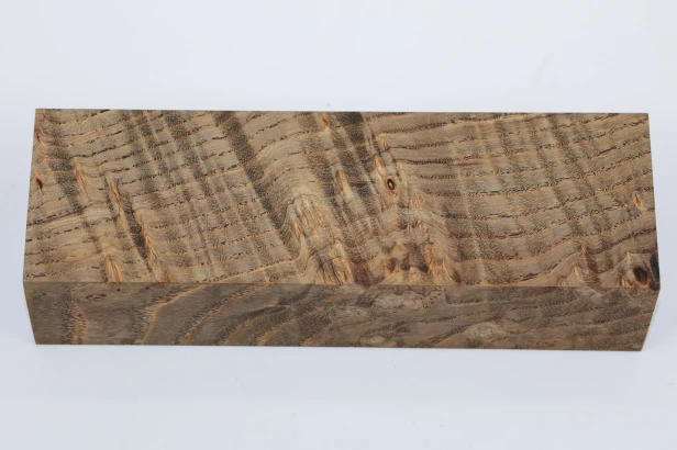 Jesion fala Flame Ash antracytowo-karmelowe stabilizowane drewno na rękojeść noża anthracite-caramel stabilized wood for knife