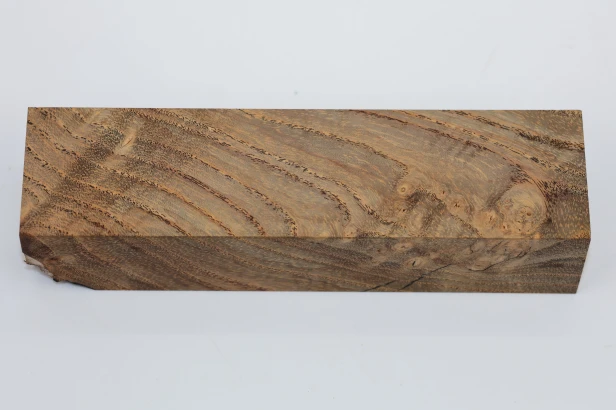 Jesion Ash antracytowo-karmelowe stabilizowane drewno na rękojeść noża anthracite-caramel stabilized wood for knife
