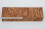 Jesion fala Flame Ash jasnobrązowe stabilizowane drewno na rękojeść noża light brown stabilized wood for knife