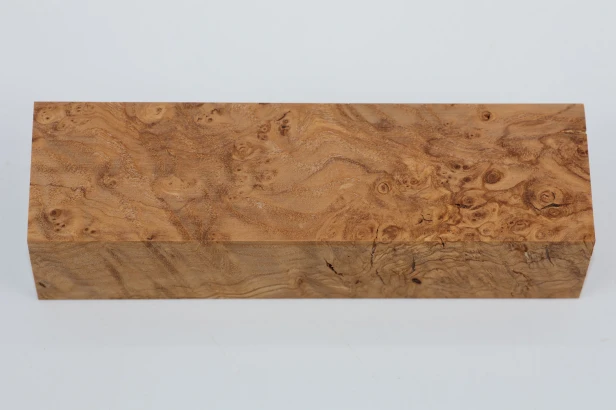 Jesion czeczot Burl Ash stabilizowane drewno na rękojeść noża stabilized wood for knife