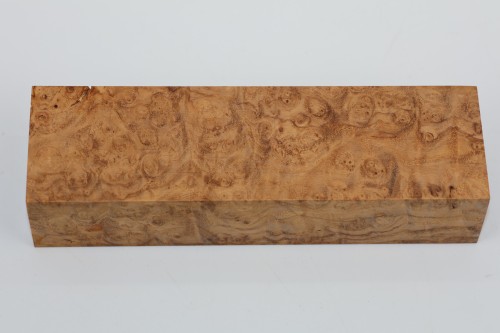 Jesion czeczot Burl Ash stabilizowane drewno na rękojeść noża stabilized wood for knife