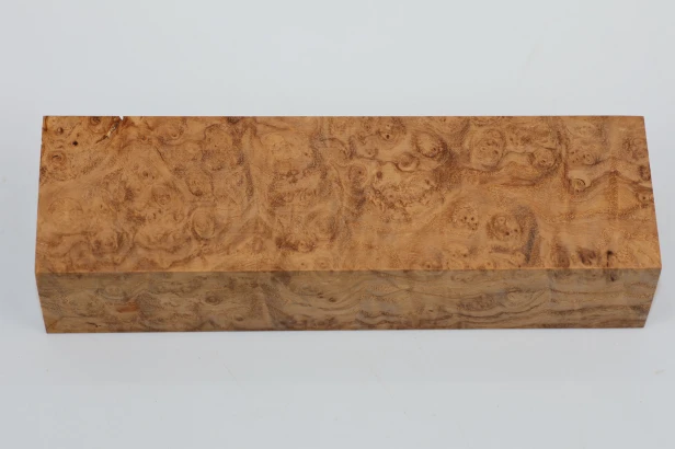 Jesion czeczot Burl Ash stabilizowane drewno na rękojeść noża stabilized wood for knife