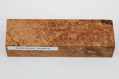 Jesion czeczot Burl Ash stabilizowane drewno na rękojeść noża stabilized wood for knife