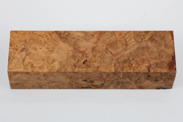 Jesion czeczot Burl Ash stabilizowane drewno na rękojeść noża stabilized wood for knife