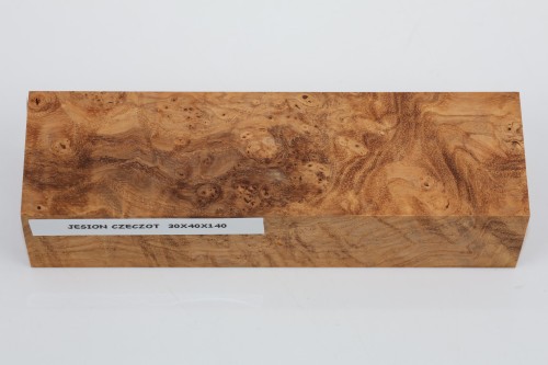 Jesion czeczot Burl Ash stabilizowane drewno na rękojeść noża stabilized wood for knife