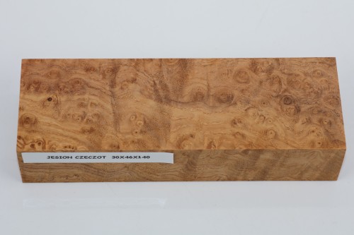 Jesion czeczot Burl Ash stabilizowane drewno na rękojeść noża stabilized wood for knife