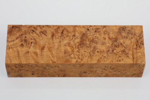 Jesion czeczot Burl Ash stabilizowane drewno na rękojeść noża stabilized wood for knife
